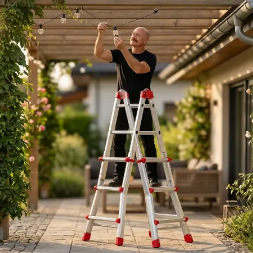 Hailo 7516 151 Aluminium Multifunctional Telescopic Ladder