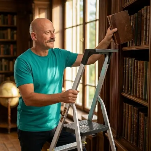Aluminium Step Ladder 6 Tread Trade & DIY