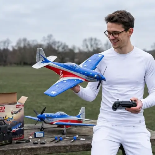 LEAMBE RC Flugzeug 4 K Ferngesteuertes Flugzeug mit 3 Modi LEAMBE RC Flugzeug 4 K Ferngesteuertes Flugzeug mit 3 Modi
