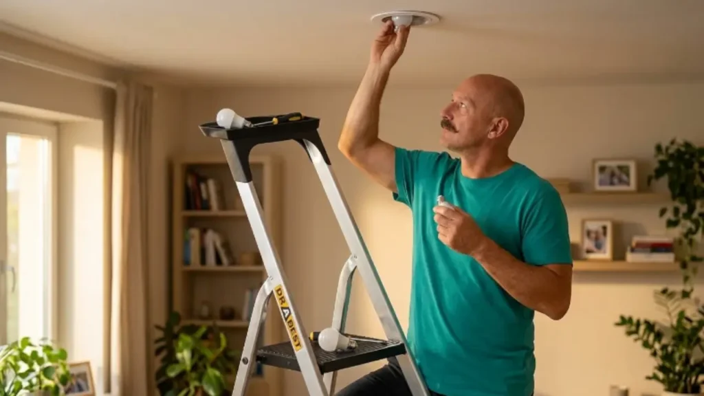 Aluminium Step Ladder 6 Tread Trade & DIY