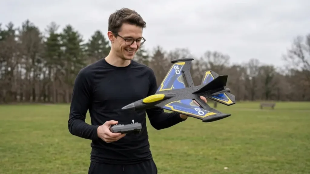 Silverlit FLYBOTIC Sonic Evo Remote Control Aircraft Blue 31 cm