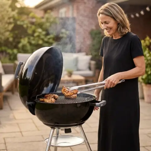 Weber Compact Kettle Holzkohlegrill 47 cmWeber Compact Kettle Holzkohlegrill 47 cm
