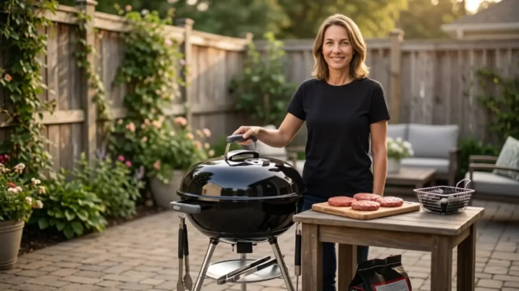 Weber Compact Kettle Holzkohlegrill 47 cmWeber Compact Kettle Holzkohlegrill 47 cm