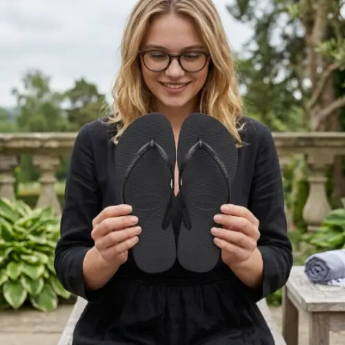 Havaianas Slim Logo Pop Up Damen-Flip-Flops