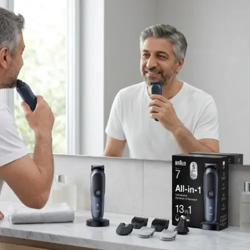 Braun AIO7565 All in One Trimmer Styling Set der Serie 7