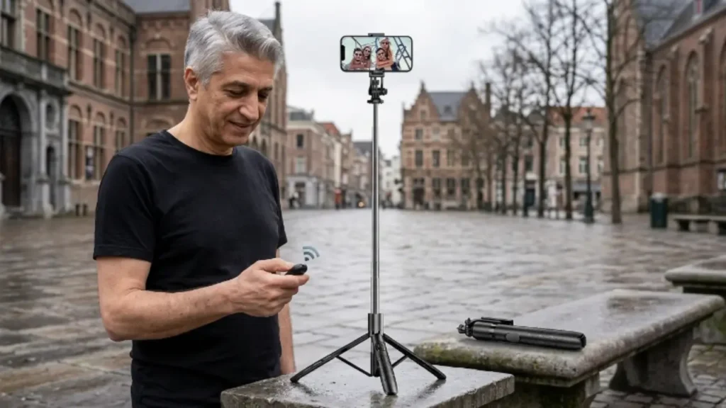 RISEOFLE 180cm Handy Stativ & Selfie Stick