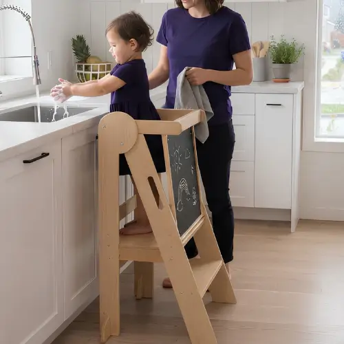 Leeshyah Klappbarer Lernturm