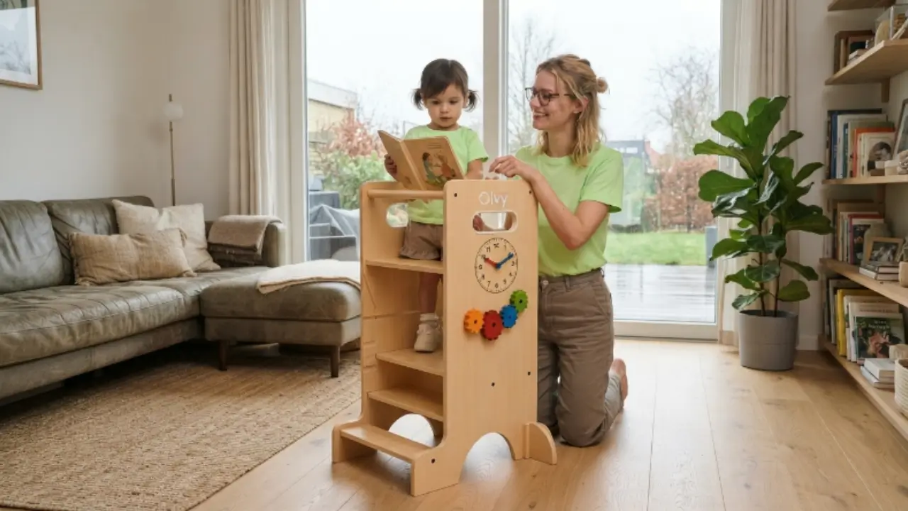 Olvy 4 in 1 Lernturm