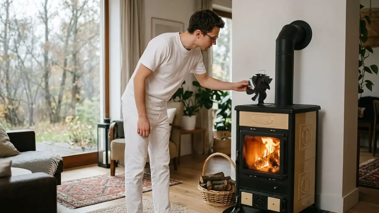 Tomersun Ventilator für Holzöfen