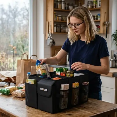 HOTOR Kofferraum Organizer mit 2 Fächern