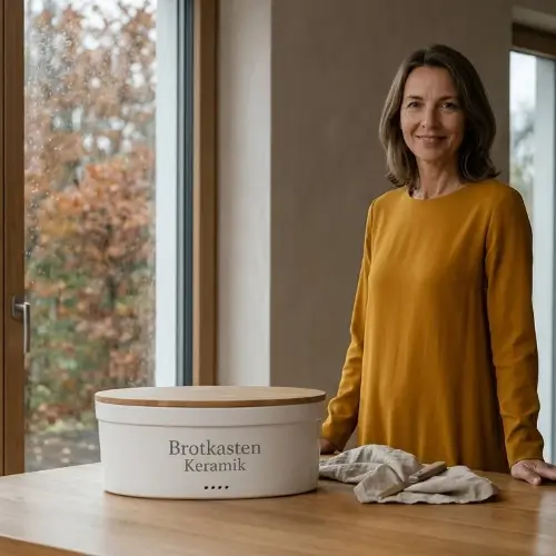 Kela Brotkasten Salena mit Bambusdeckel Kela Brotkasten Salena mit Bambusdeckel