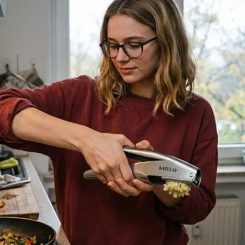 Katleay Profi Knoblauchpresse
