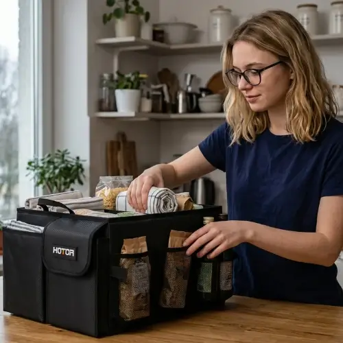 HOTOR Kofferraum Organizer mit 2 Fächern