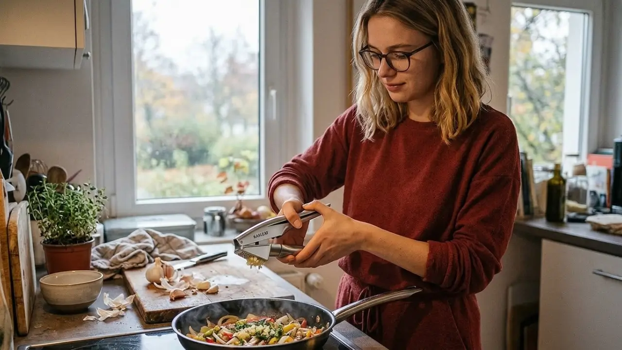 Katleay Profi Knoblauchpresse