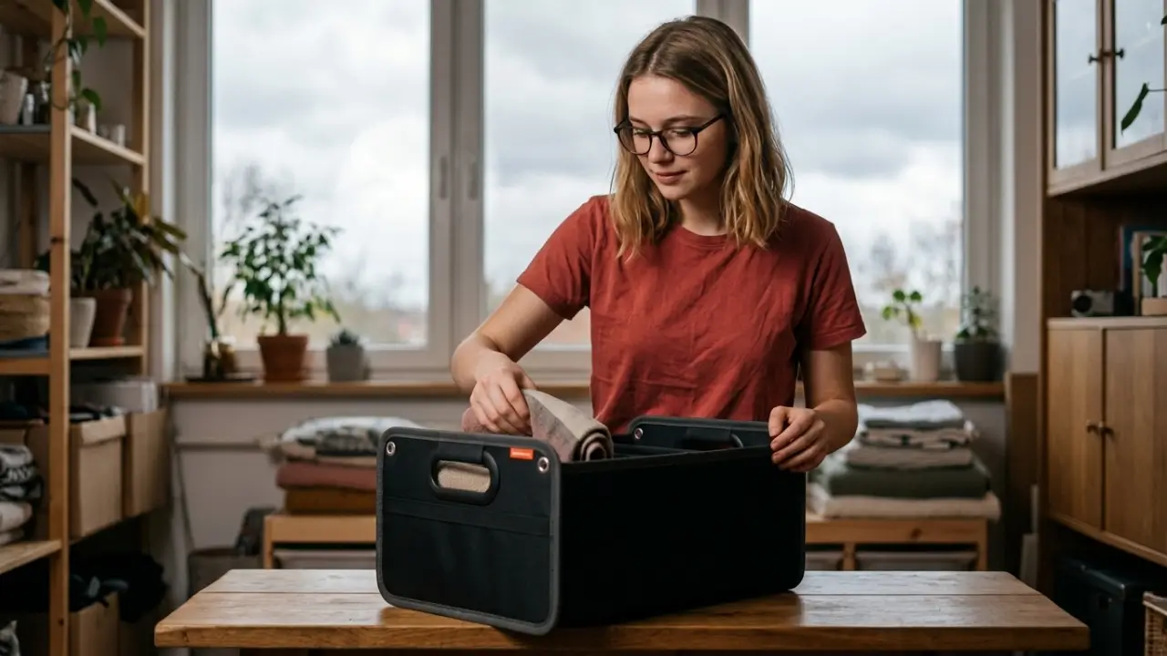 ATHLON TOOLS Faltbarer Kofferraum Organizer aus 600D Oxford Gewebe