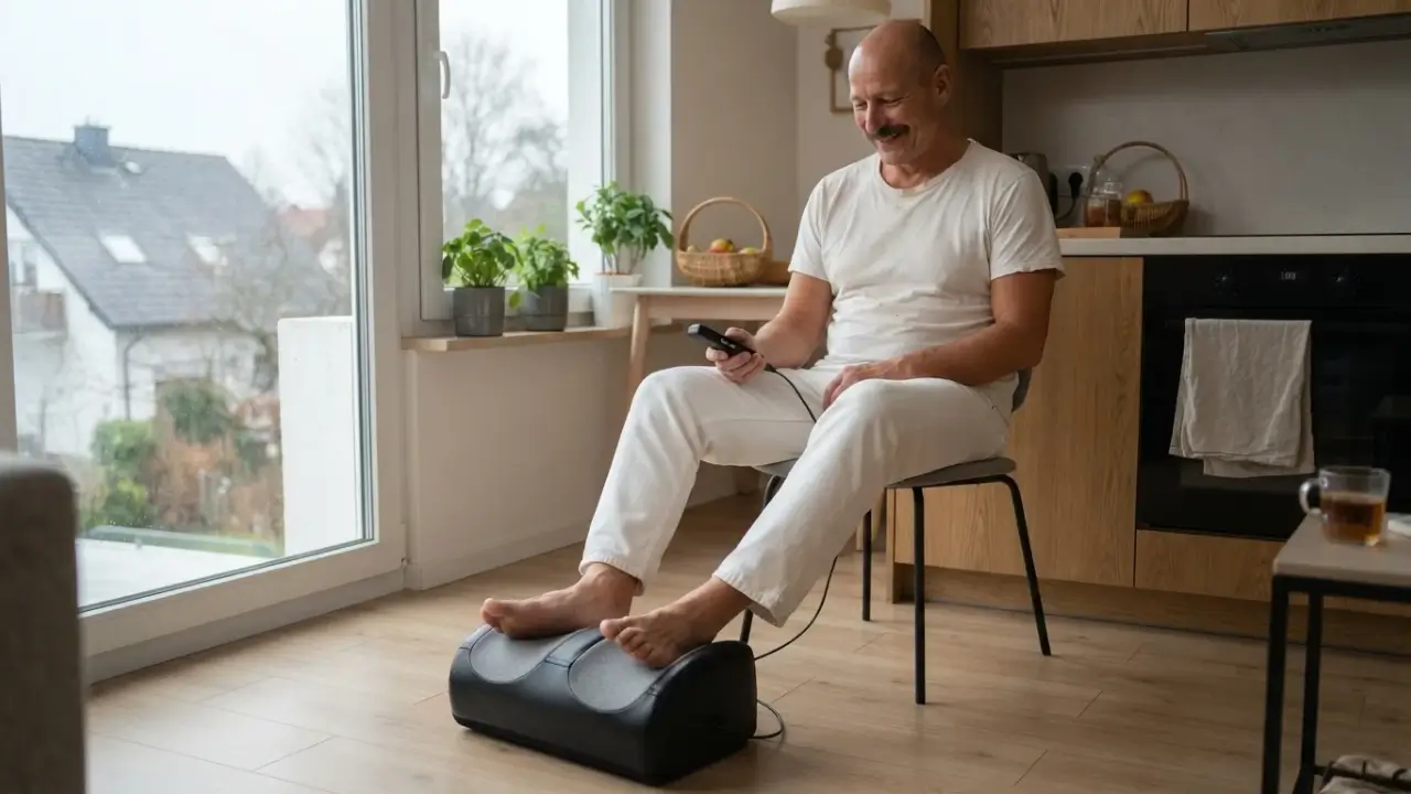 LINGTENG Fußmassagegerät mit Wärme