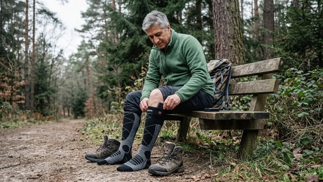 EIHBIEA beheizbare Socken